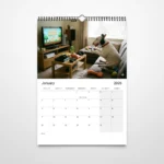 Funny Bull Terrier Activities Calendar 2026